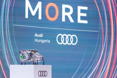 PPE engine production starts in Gyor Audi factory-stock-photo