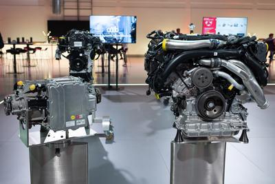 PPE engine production starts in Gyor Audi factory-stock-photo
