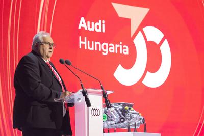 PPE engine production starts in Gyor Audi factory-stock-photo