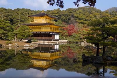 Kinkaku-ji (The Golden Pavilion), the original building was constructed in 1397 for Shogun Ashikaga Yoshimitsu, UNESCO World Heritage Site, Kyoto, Kansai region, Honshu, Japan, Asia-stock-photo