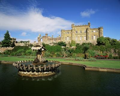 Culzean Castle, dating from 18th century, architect Robert Adam, Ayrshire, Scotland, United Kingdom, Europe-stock-photo