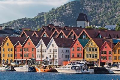 Bryggen, Bergen, Norway-stock-photo