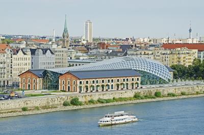 CET, Central European Time Building, Budapest, Hungary, Europe-stock-foto