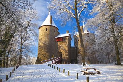 Castell Coch, Tongwynlais, Cardiff, South Wales, Wales, United Kingdom, Europe-stock-foto