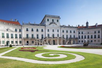 Esterhazy Palace, Fertod, Western Transdanubia, Hungary, Europe-stock-photo