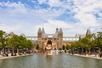 Rijksmuseum, Amsterdam, Netherlands-stock-photo