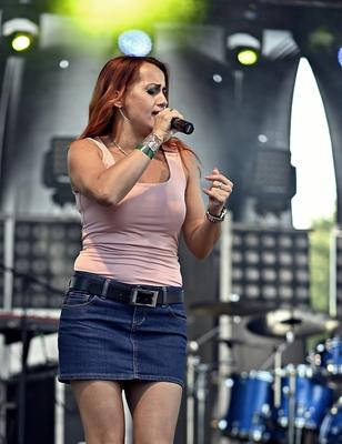 Újfehértó Fürtös fesztivál 2019. Fellépő sztárvendég Desperado együttes.-stock-foto