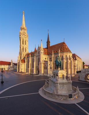 Matthias church, Budapest-stock-foto
