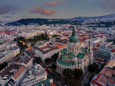 St Stephen Basilica, Budapest, Hungary-stock-foto