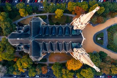 St. Elizabeth Parish Church of Arpad House-stock-foto