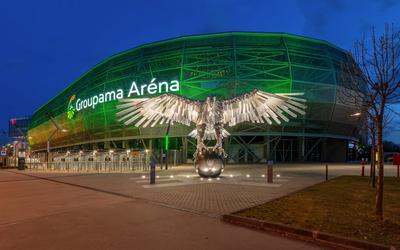 Groupama Arena in Budapeat, Hungary-stock-photo