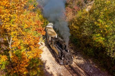 Children's train in Budapest hills-stock-photo