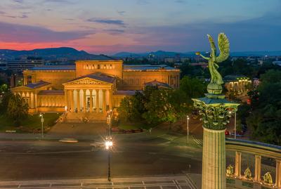 Heroes square-stock-photo