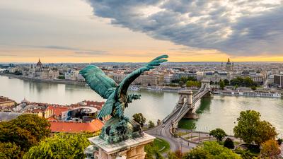 Budapest cityscape.-stock-foto