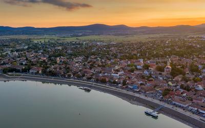 Szentendre cityscape-stock-foto