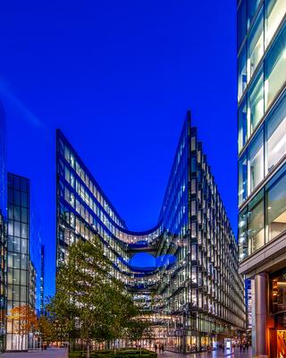 England, London, Southwark, More London Piazza, 7 More London Building-stock-foto