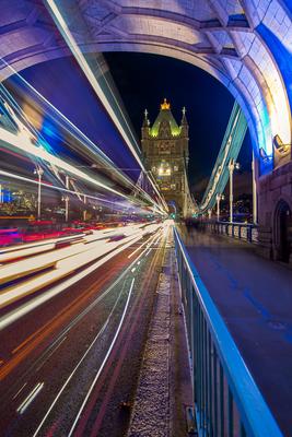 London Cityscape about the bank of Thames river.-stock-photo