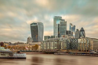 London cityscape with Belfast.-stock-foto