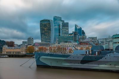 London cityscape with Belfast.-stock-foto