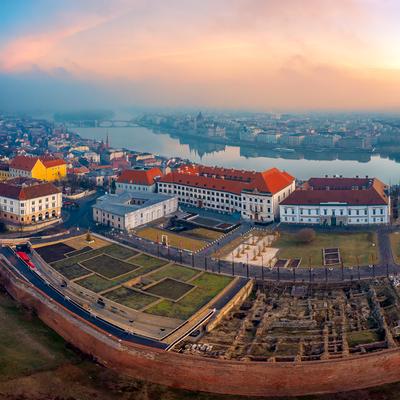 Europe Hungary Budapest Buda castle cityscape-stock-foto