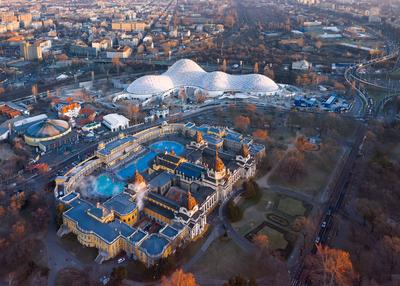 Europe Hungary Budapest Szechenyi thermal Bath-stock-photo