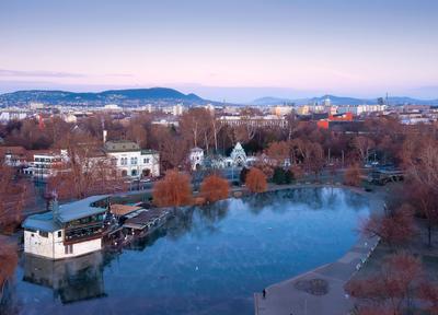 Europe Hungary Budapest City park-stock-photo