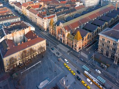 Europe Hungary Budapest great market-stock-photo