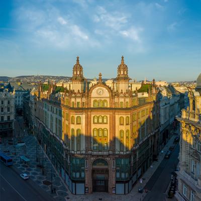 Europe Hungary Budapest Parisian Passage-stock-photo