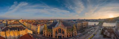 Europe Hungary Budapest great market-stock-photo