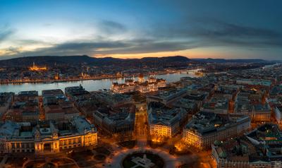 Europe Hungary Budapest Hungarian parliament building-stock-photo