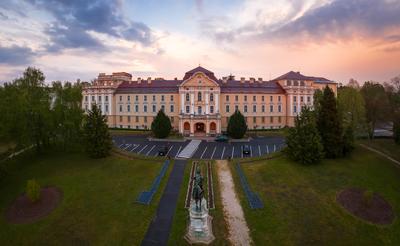 Hungary Godollo. St Stpehen University-stock-foto