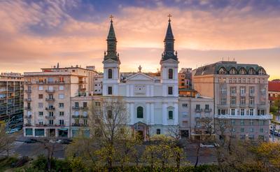 Europe Hungary Budapest Orthodox cathedral-stock-photo