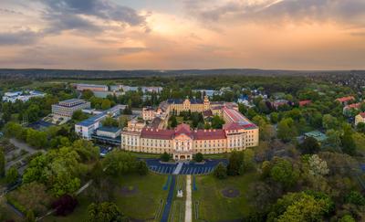 Hungary Godollo. St Stpehen University-stock-foto