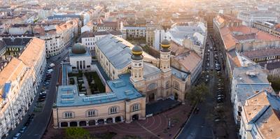 Europe Hungary Budapest Jewish sinagogue of Dohany street.-stock-foto