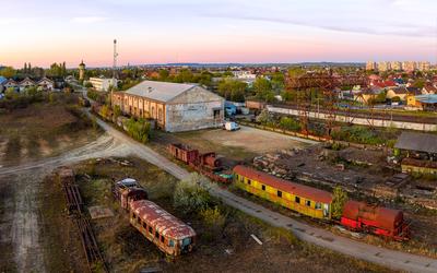 Europe hungary Budapest. Old train cemetery and museum.-stock-photo