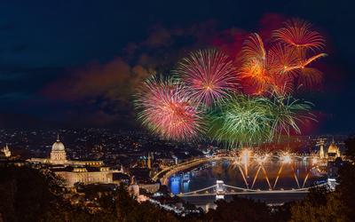 St Sephen memorial day in Budapest Hungary-stock-foto