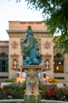 The Millenium house in City park of Budapest-stock-photo