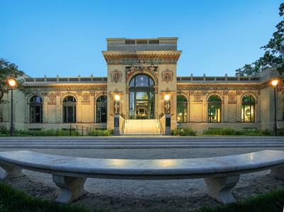 The Millenium house in City park of Budapest-stock-photo