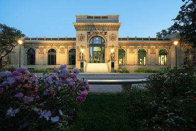 The Millenium house in City park of Budapest-stock-photo