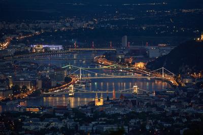 Amazing panoramic photo about Budapest-stock-foto