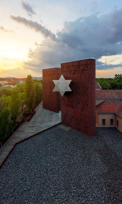 Holocaust memorial center in Budapest Hungary-stock-foto