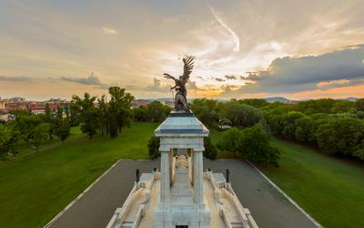 Cementery in Fiumei road-stock-photo