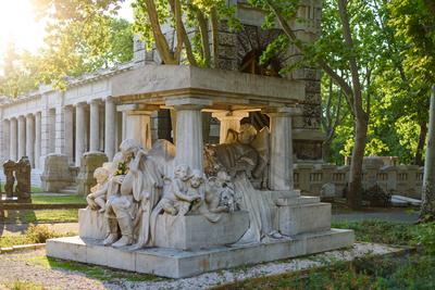 Cementery in Fiumei road-stock-photo