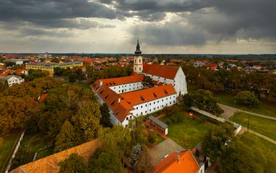 Church of Our Lady of the Snow in Szeged-stock-photo