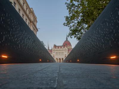 Memorial of Togetherness Budapest Hungary-stock-photo