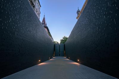 Memorial of Togetherness Budapest Hungary-stock-photo