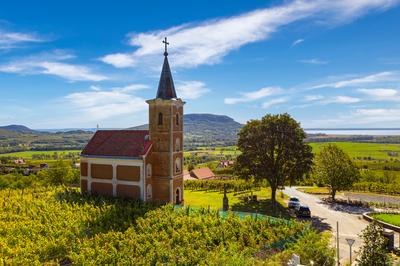 Poland cahpel in Hungary next to Hegymagas town-stock-photo