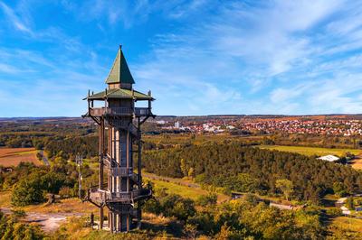 Biked Margaret Lookout point in Hungary-stock-foto