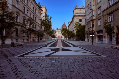 Memorial of Togetherness Budapest Hungary-stock-photo
