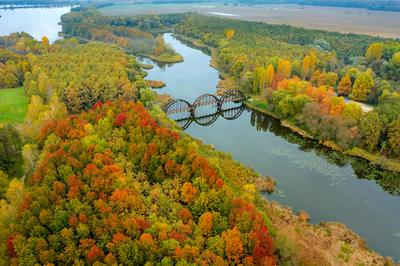 Kanyavar island Little balaton area in Hungary-stock-photo